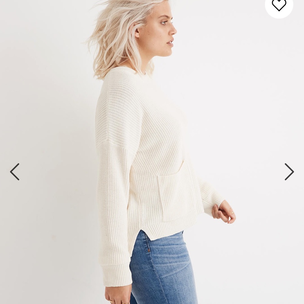 Madewell Patch Pocket Pullover Sweater